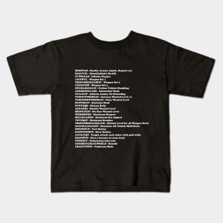 GTA San Andreas Cheat Sheet Kids T-Shirt